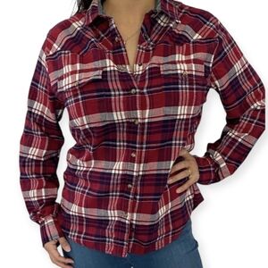 Jachs Girlfriend Light Flannel Snap Shirt